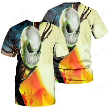 3D All Over Printed Jack Skellington Clothes 05
