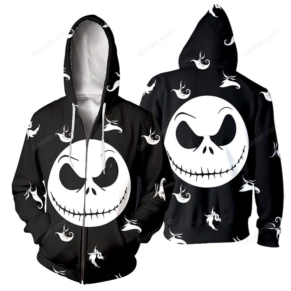 3D All Over Printed Jack Skellington Clothes 08