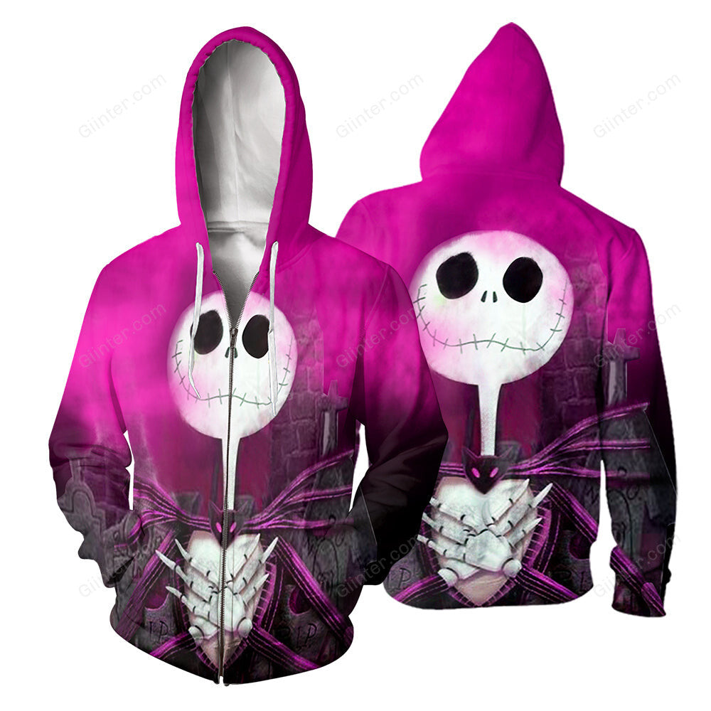 3D All Over Printed Jack Skellington Clothes 09