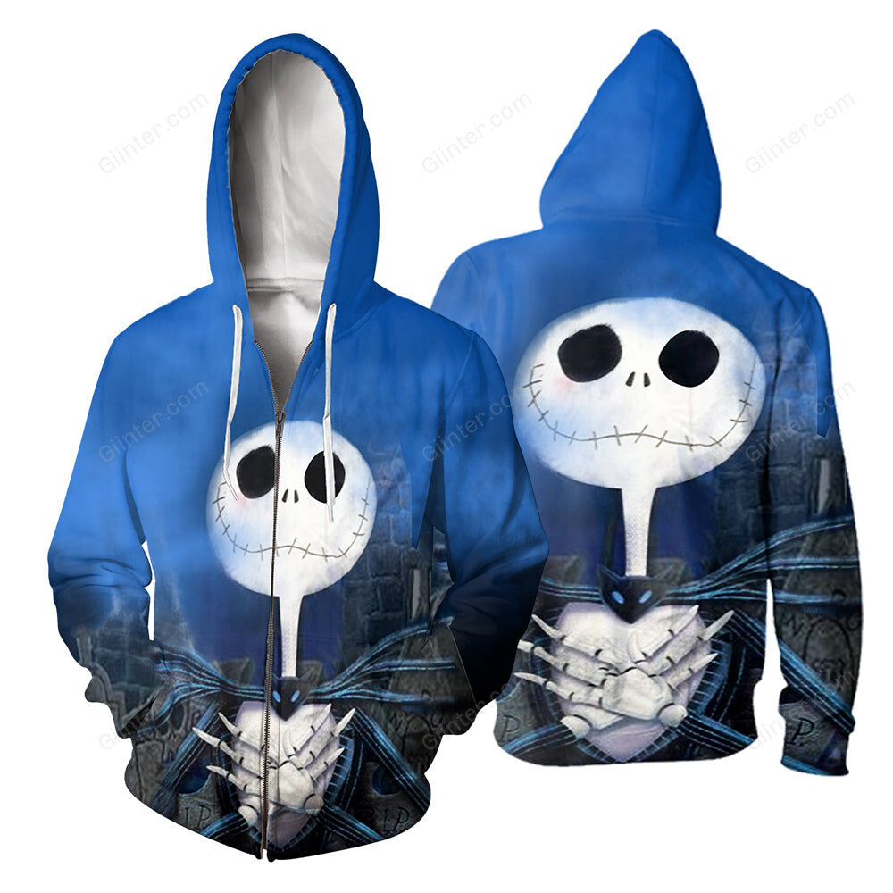 3D All Over Printed Jack Skellington Clothes 09