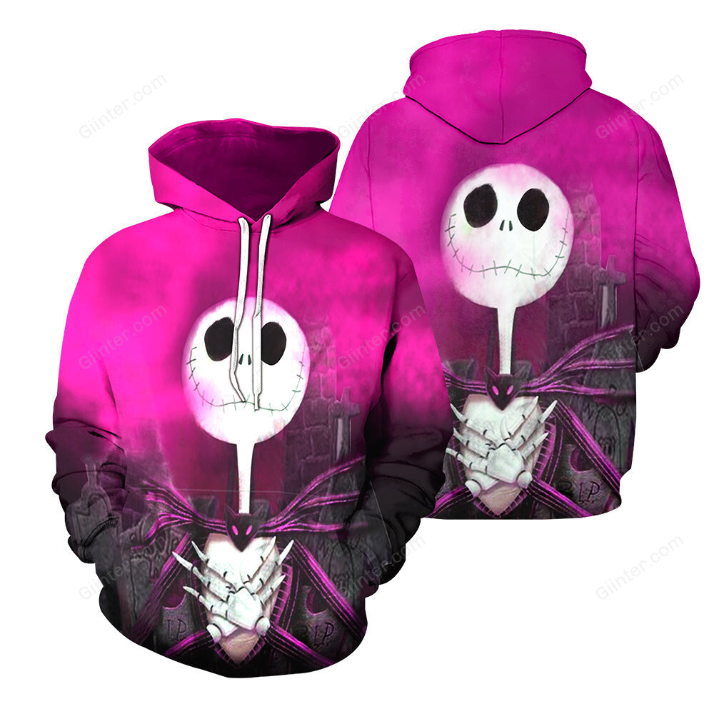 3D All Over Printed Jack Skellington Clothes 09