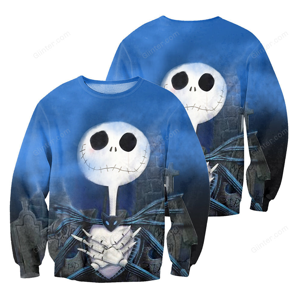 3D All Over Printed Jack Skellington Clothes 09