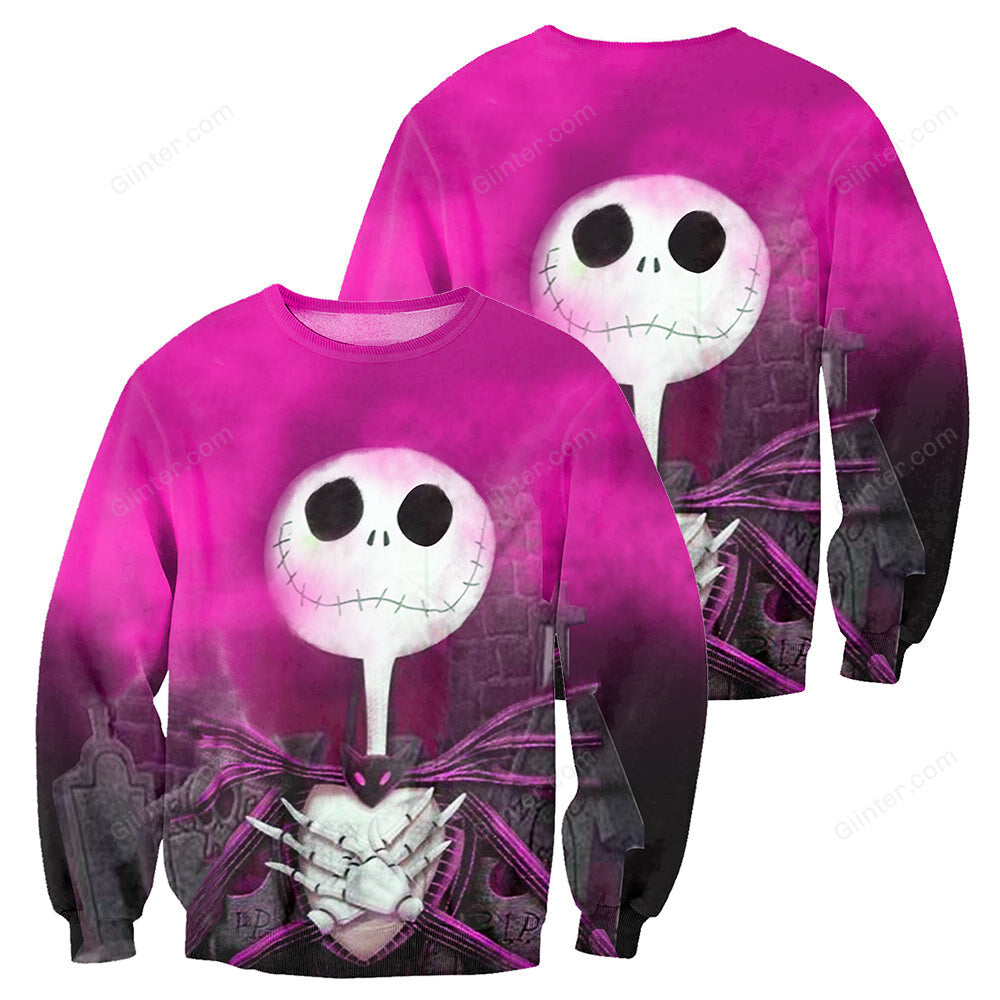 3D All Over Printed Jack Skellington Clothes 09
