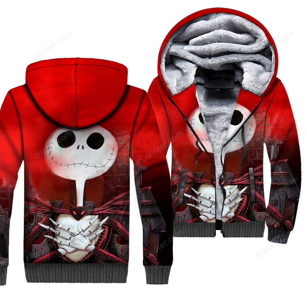 3D All Over Printed Jack Skellington Clothes 09 - Red & Purple (LIMITED EDITION)