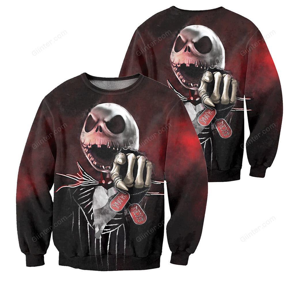 3D All Over Printed Jack Skellington Clothes 11
