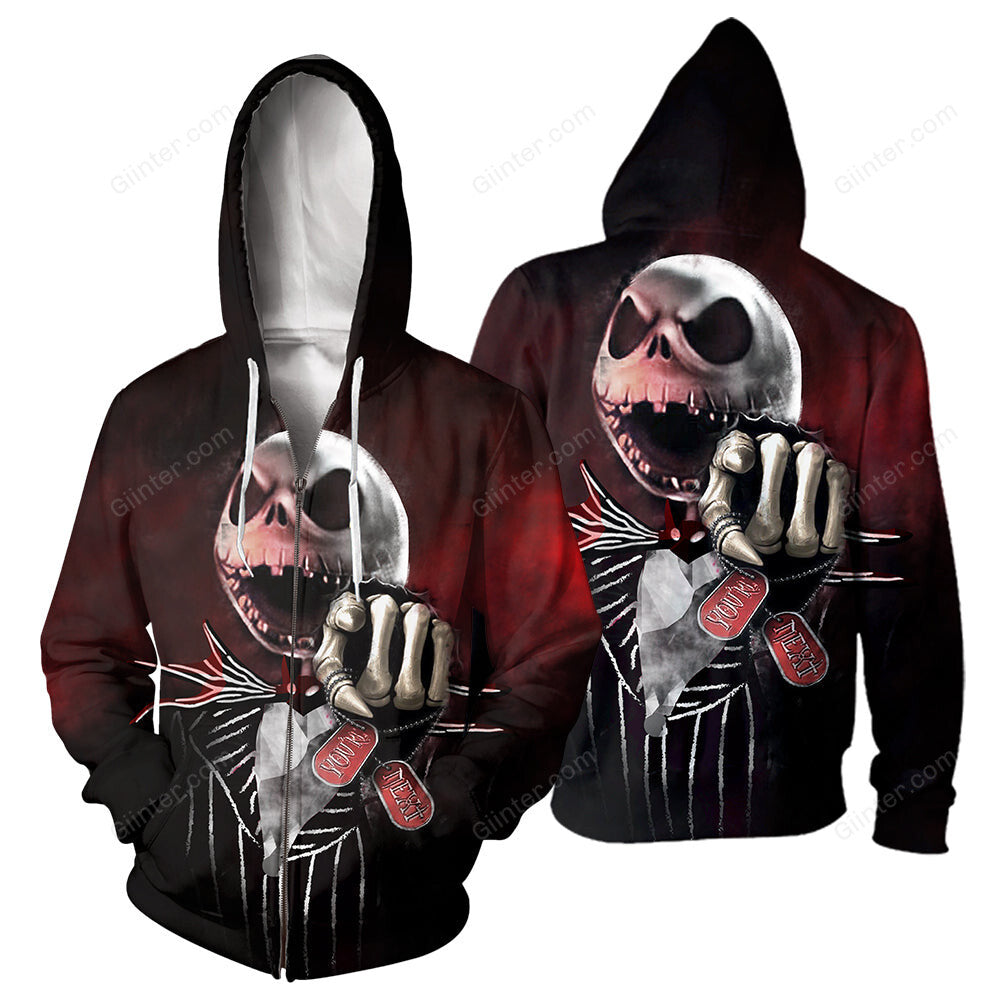 3D All Over Printed Jack Skellington Clothes 11