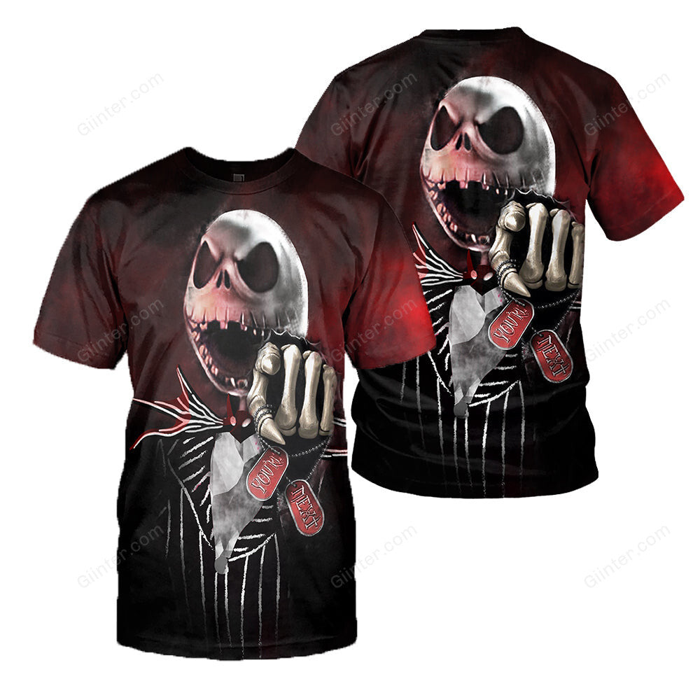 3D All Over Printed Jack Skellington Clothes 11