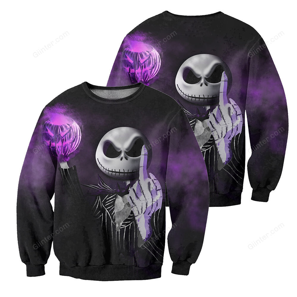 3D All Over Printed Jack Skellington Clothes 12