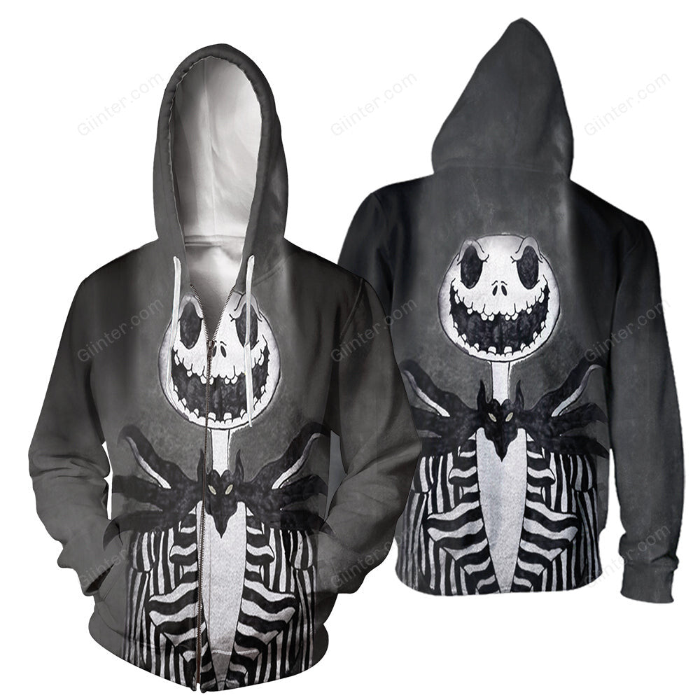 3D All Over Printed Jack Skellington Clothes 14