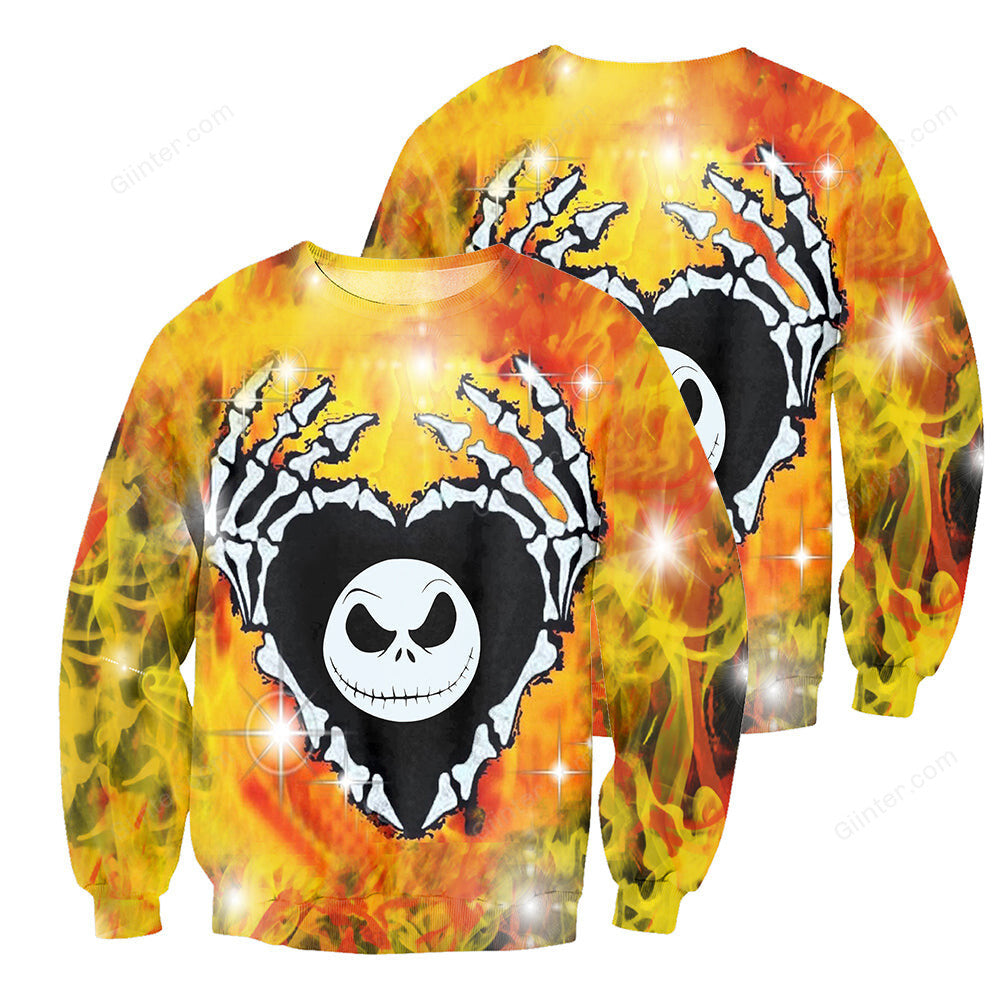 3D All Over Printed Jack Skellington Clothes 25