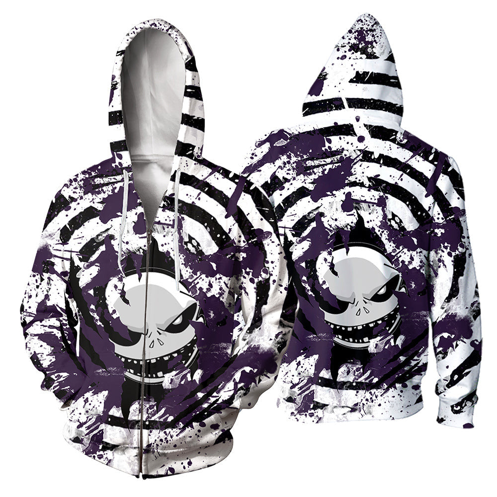 3D All Over Printed Jack Skellington Clothes 27 - Red & Purple (LIMITED EDITION)
