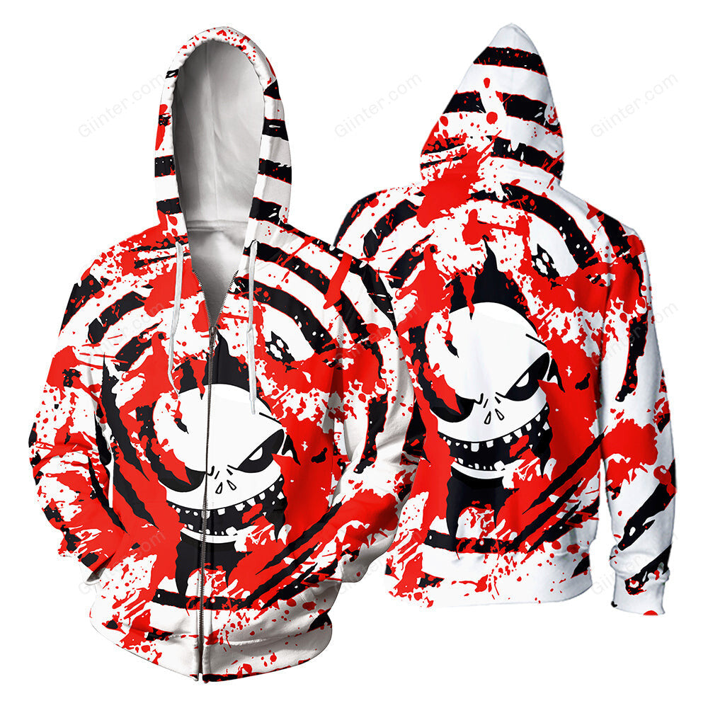 3D All Over Printed Jack Skellington Clothes 27 - Red & Purple (LIMITED EDITION)