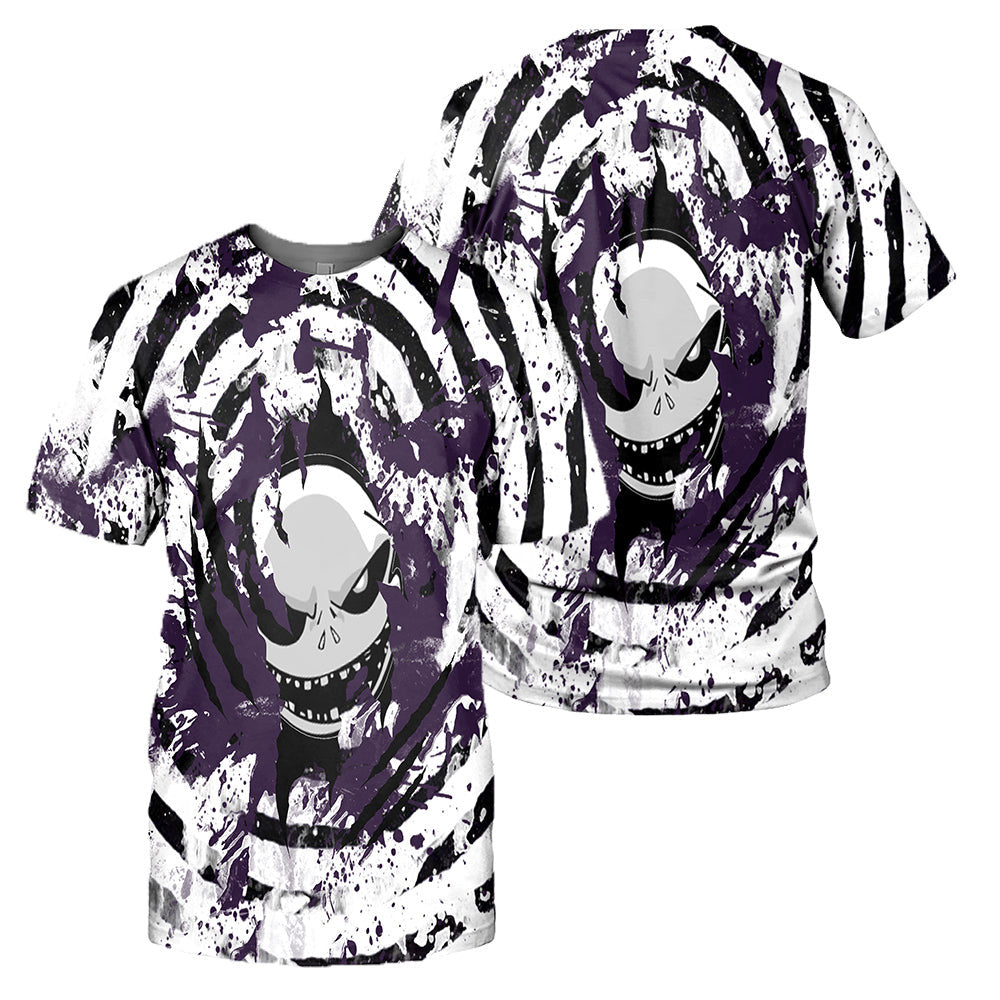 3D All Over Printed Jack Skellington Clothes 27 - Red & Purple (LIMITED EDITION)