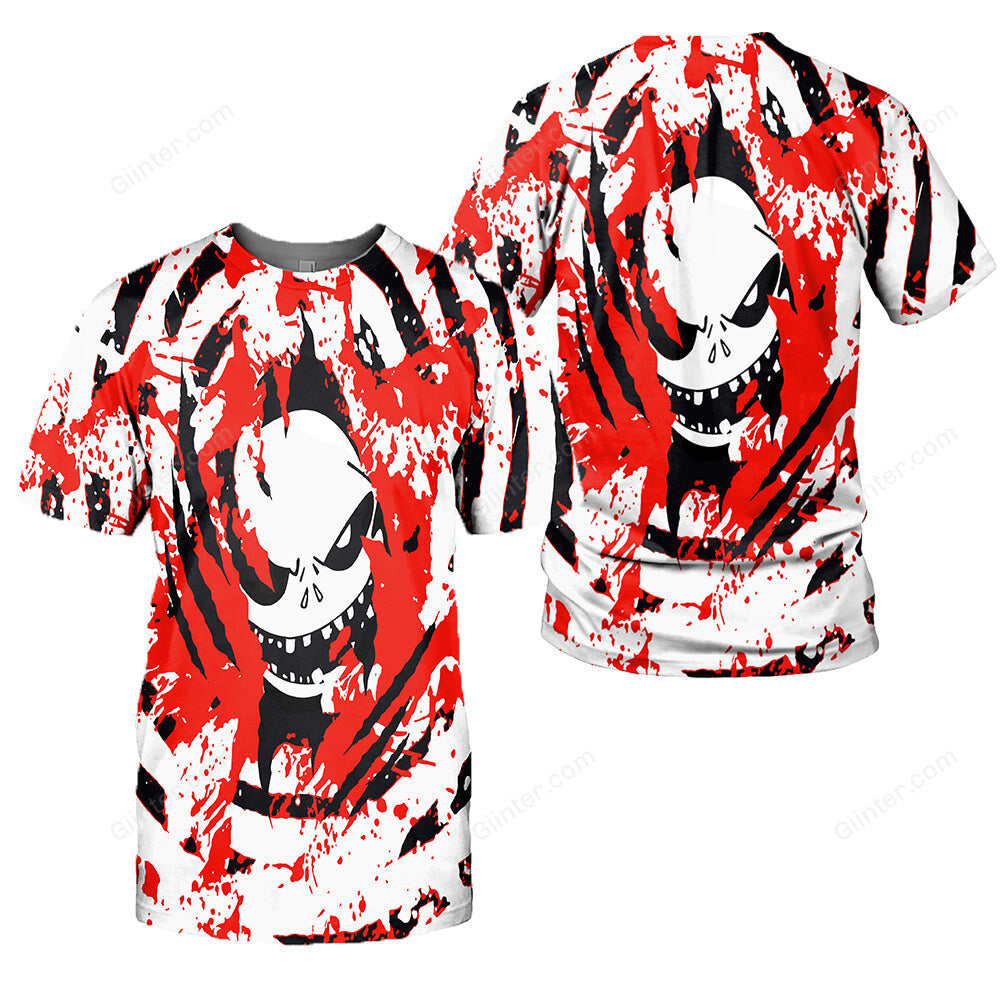 3D All Over Printed Jack Skellington Clothes 27 - Red & Purple (LIMITED EDITION)