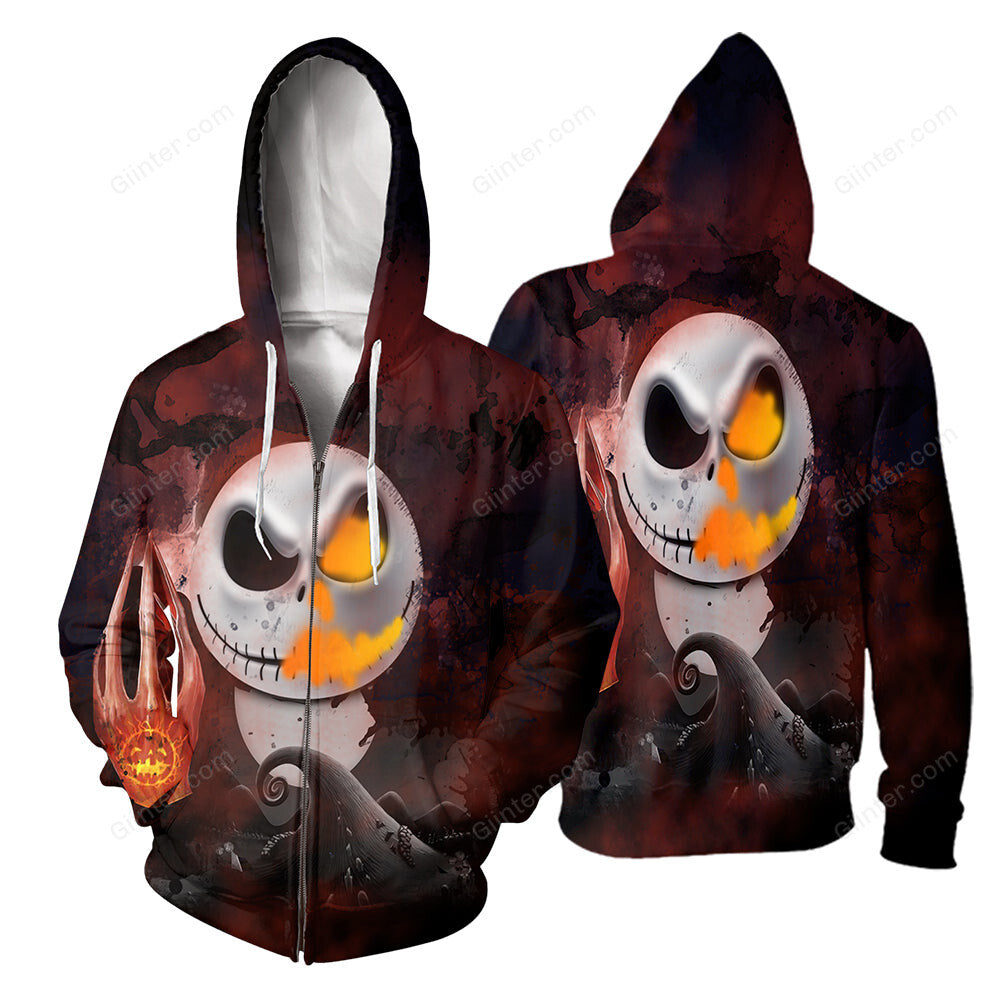 3D All Over Printed Jack Skellington Clothes 30