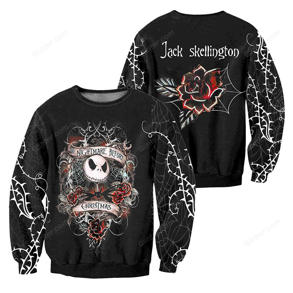 3D All Over Printed Jack Skellington Clothes 33