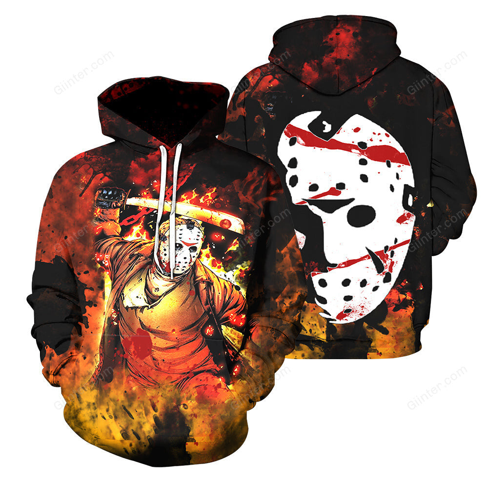 3D All Over Printed Jason Voorhees Clothes 05