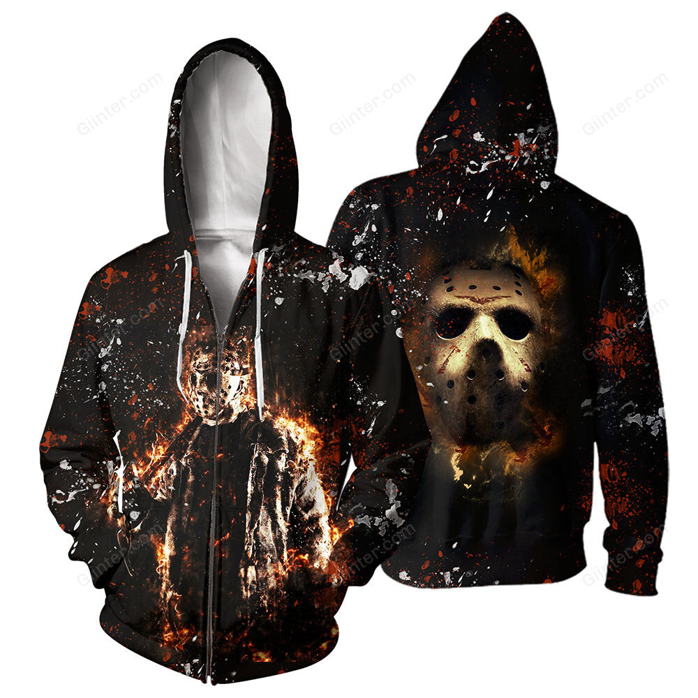 3D All Over Printed Jason Voorhees Clothes 08