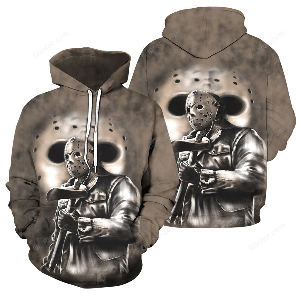 3D All Over Printed Jason Voorhees Friday The 13th Clothes