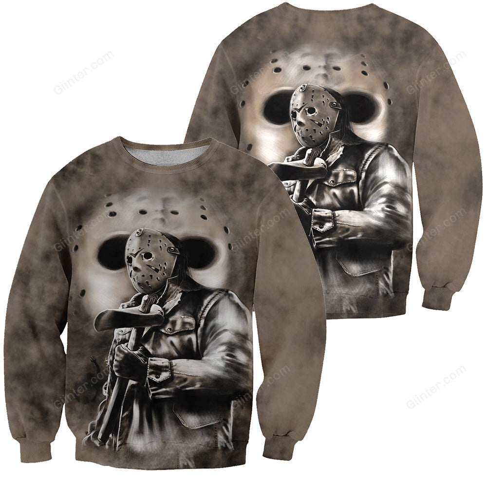 3D All Over Printed Jason Voorhees Friday The 13th Clothes