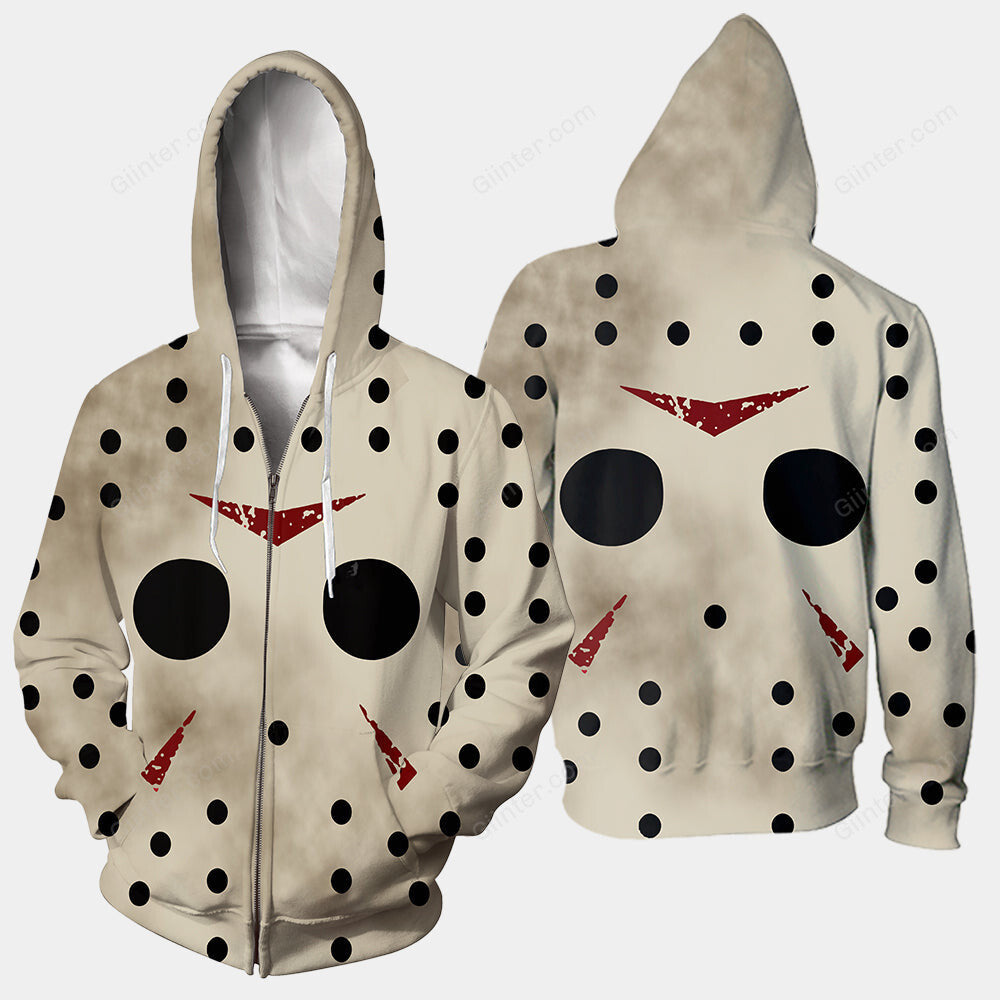 3D All Over Printed Jason Voorhees Friday The 13th Clothes 02