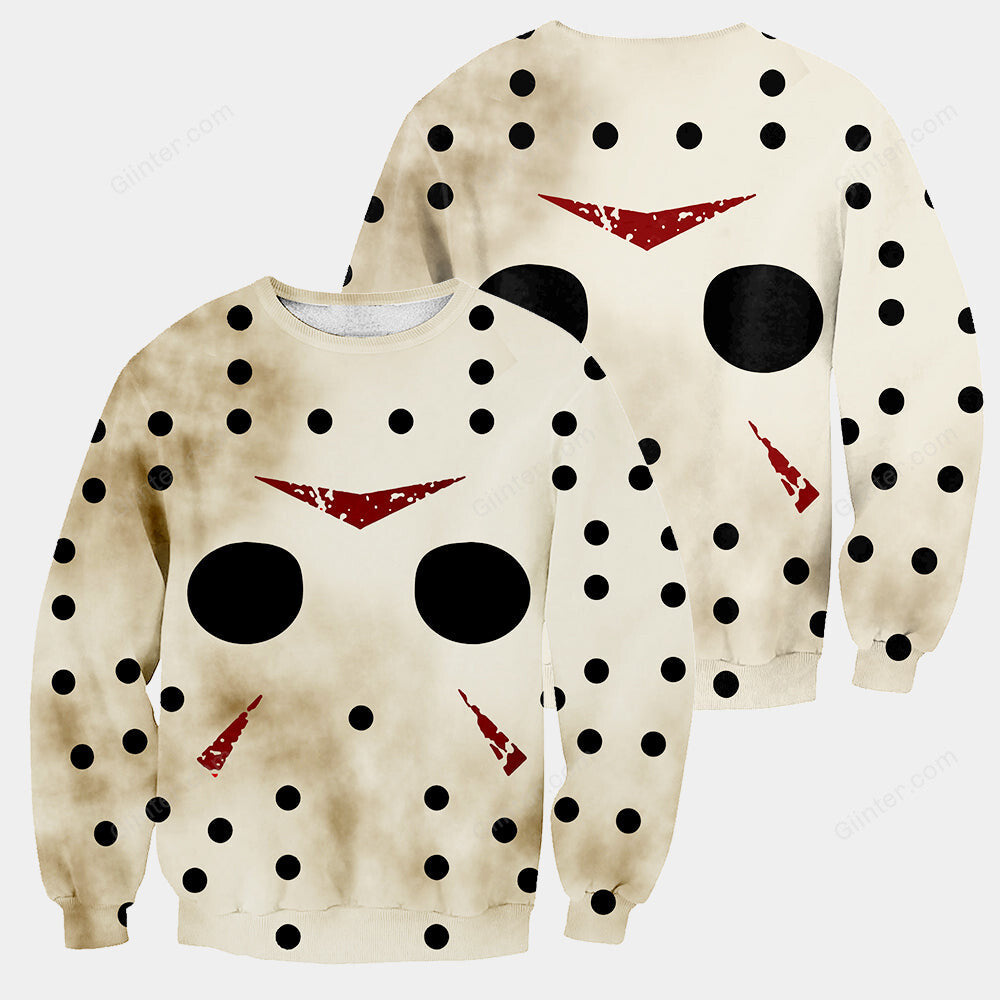 3D All Over Printed Jason Voorhees Friday The 13th Clothes 02