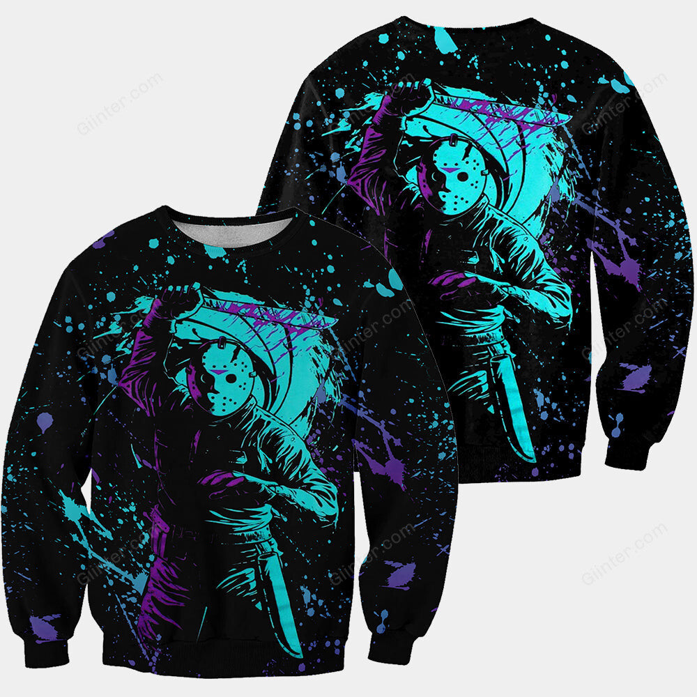 3D All Over Printed Jason Voorhees Friday The 13th Clothes 04