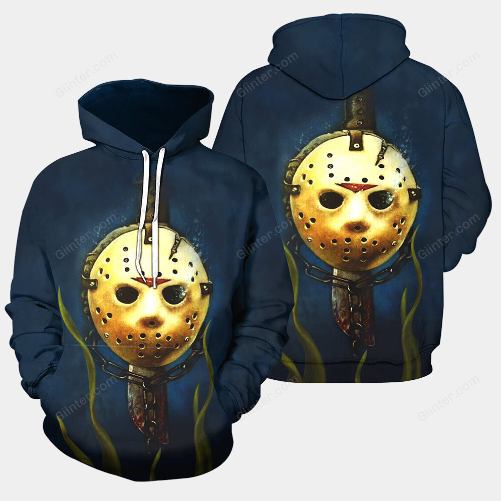 3D All Over Printed Jason Voorhees Friday The 13th Clothes 06