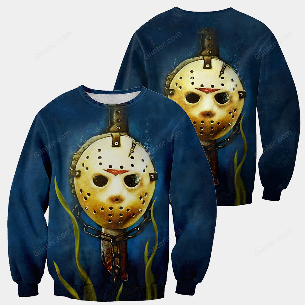 3D All Over Printed Jason Voorhees Friday The 13th Clothes 06