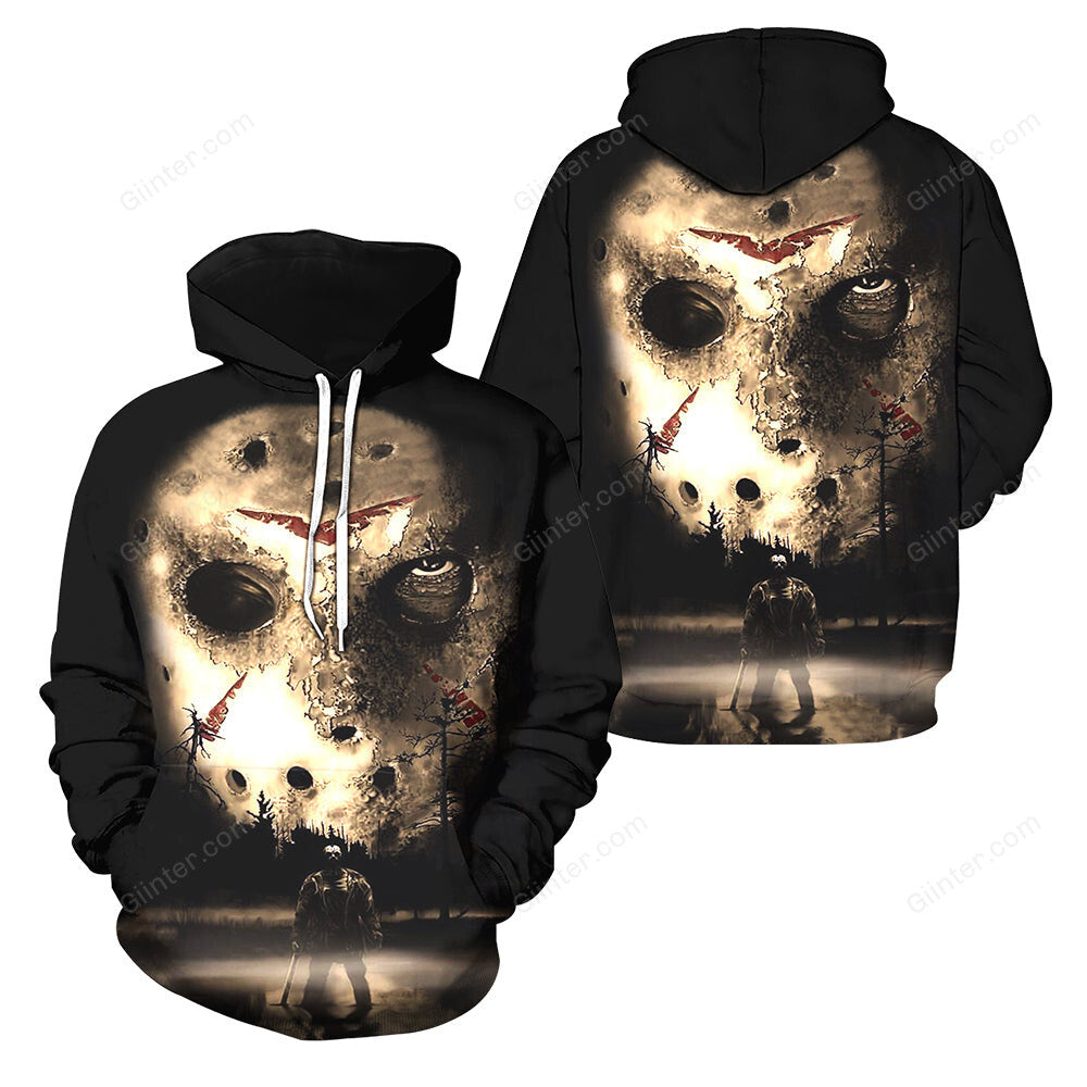 3D All Over Printed Jason Voorhees Friday The 13th Clothes 07