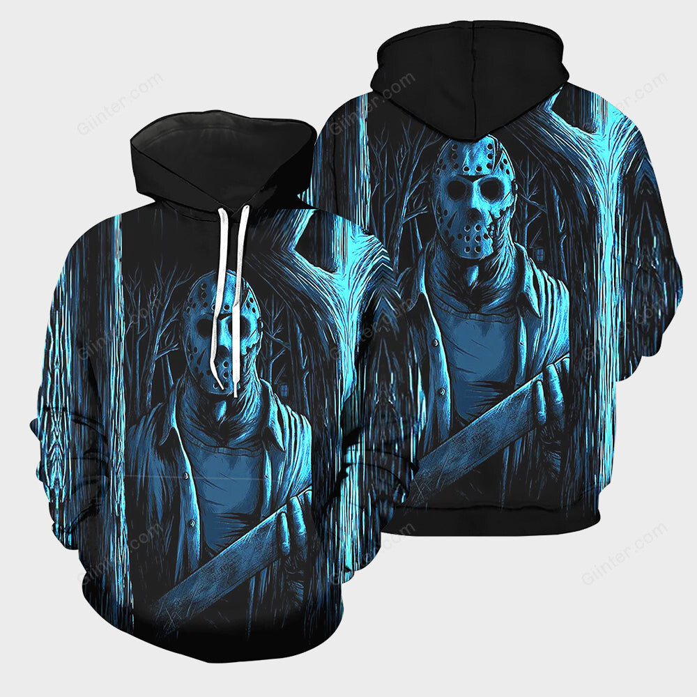3D All Over Printed Jason Voorhees Friday The 13th Clothes 10
