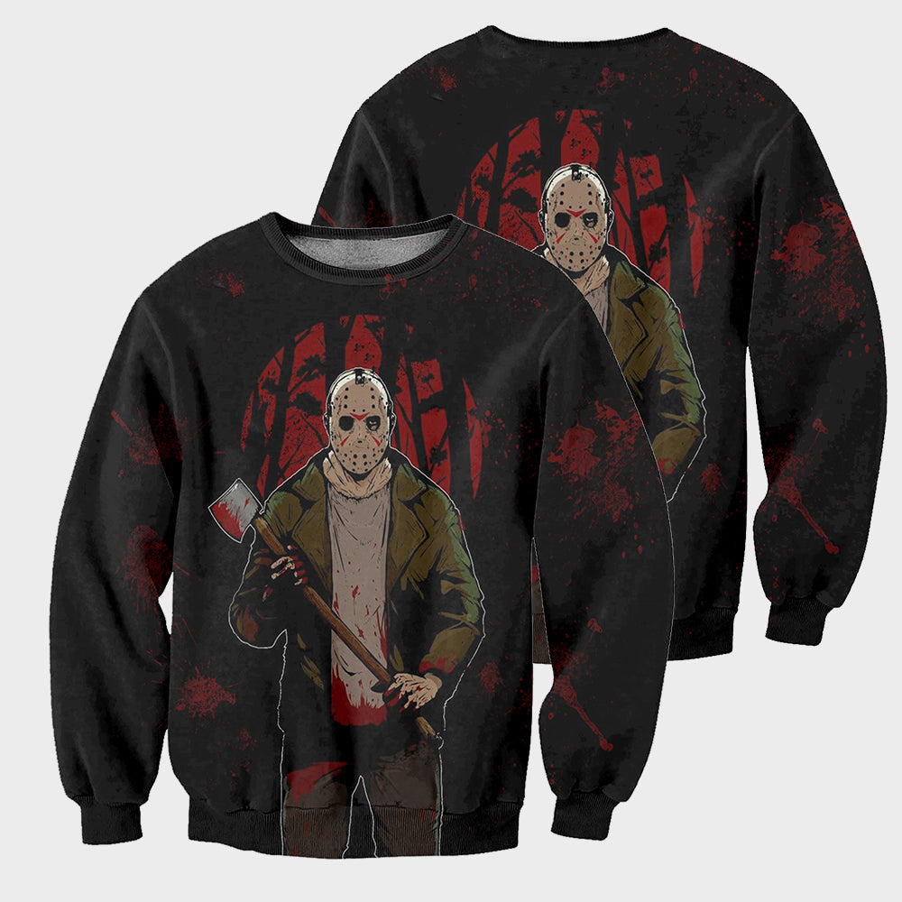 3D All Over Printed Jason Voorhees Friday The 13th Clothes 11