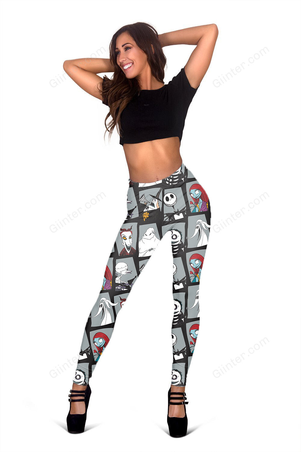3D ALL OVER PRINTED LEGGINGS - The Nightmare Before Christmas