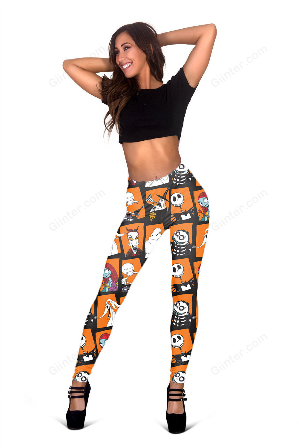 3D ALL OVER PRINTED LEGGINGS - The Nightmare Before Christmas