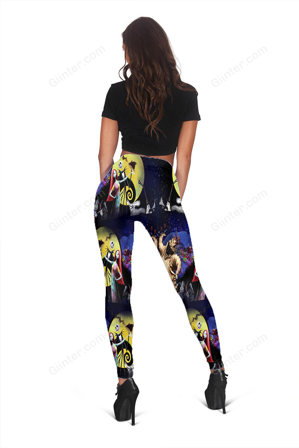 3D All Over Printed Leggings- The Nightmare Before Christmas 05