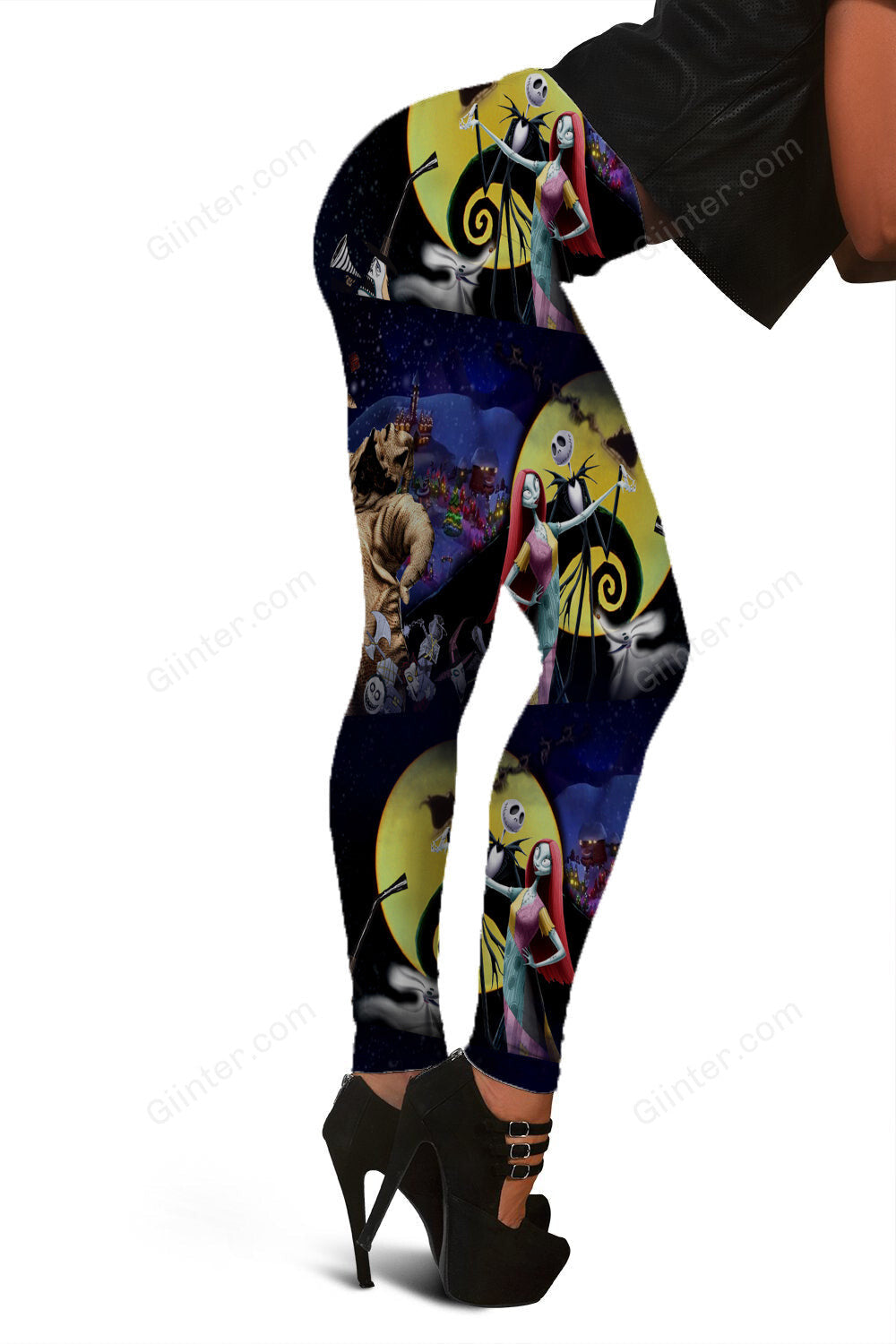 3D All Over Printed Leggings- The Nightmare Before Christmas 05