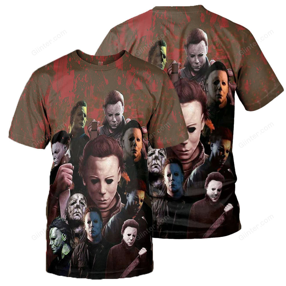 3D All Over Printed Michael Myers Halloween Clothes