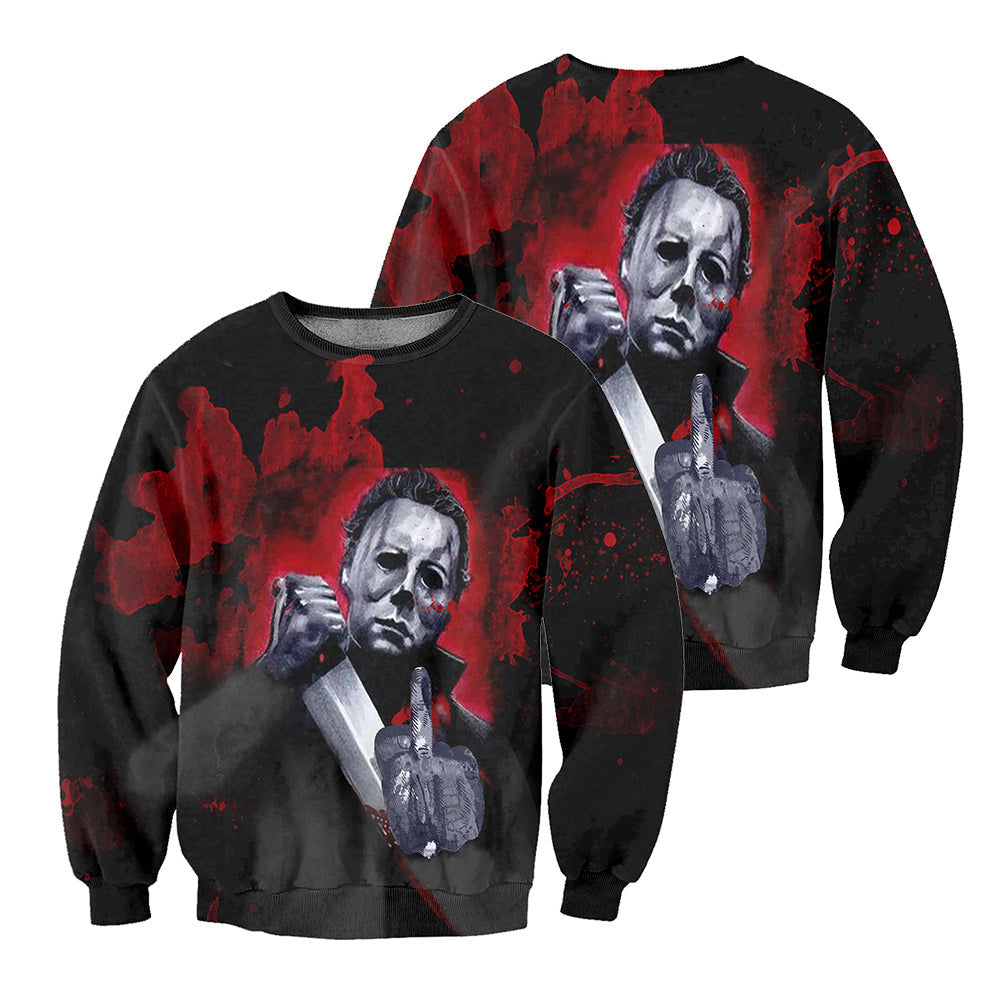 3D All Over Printed Michael Myers Halloween Clothes 01