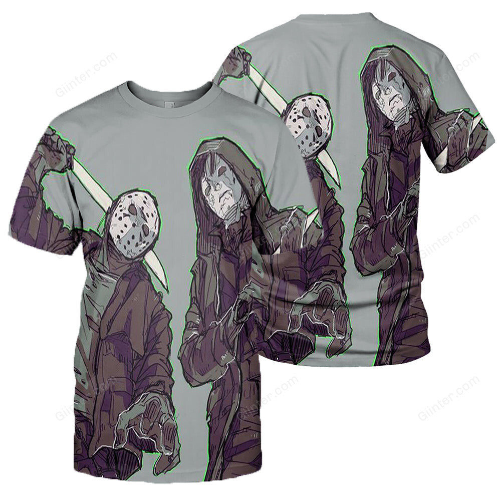 3D All Over Printed Michael Myers Halloween Clothes 03