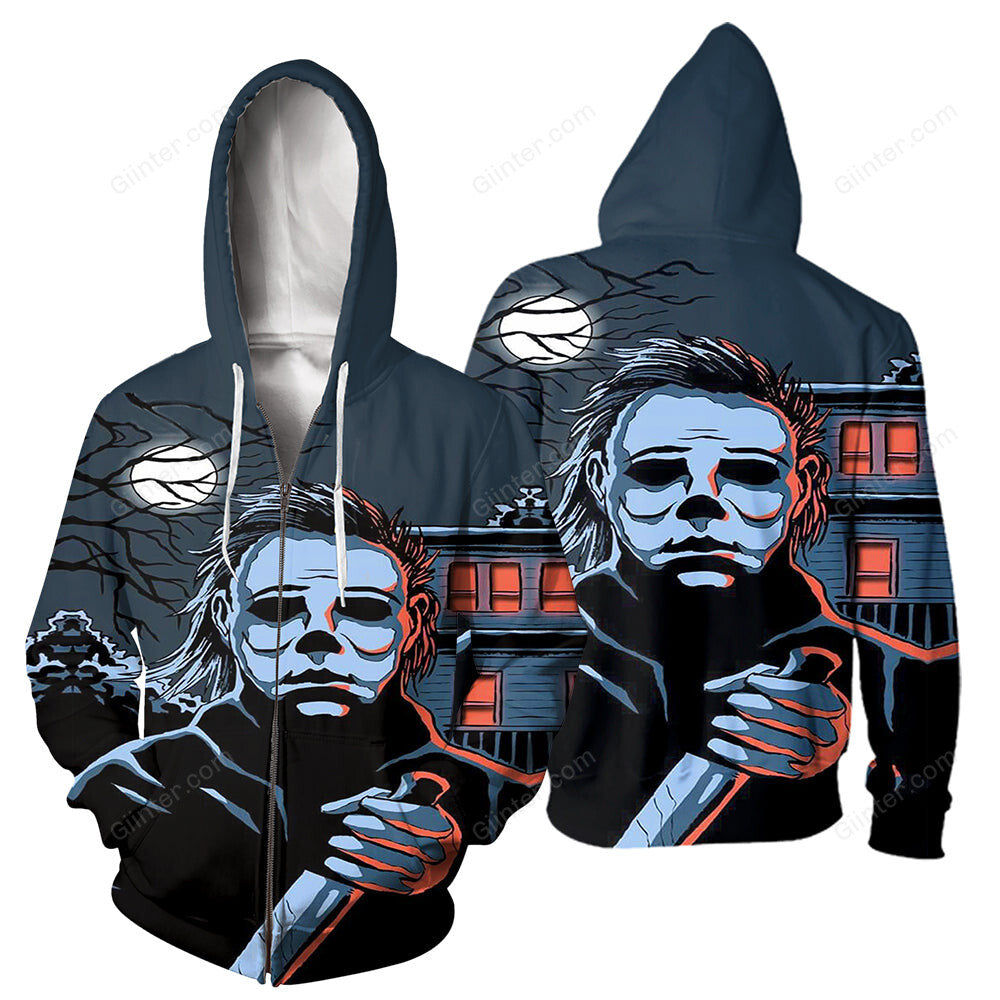 3D All Over Printed Michael Myers Halloween Clothes 05