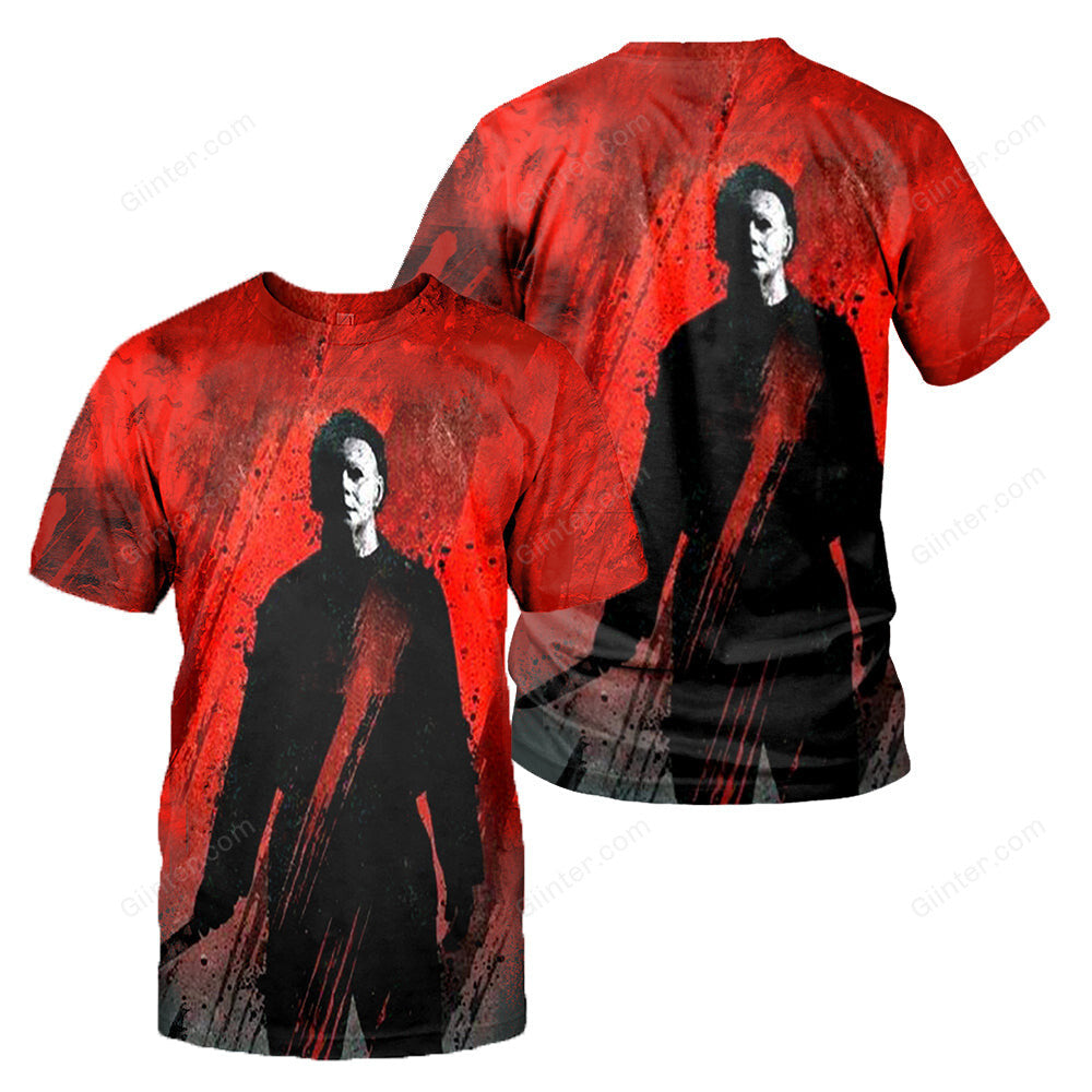 3D All Over Printed Michael Myers Halloween Clothes 08
