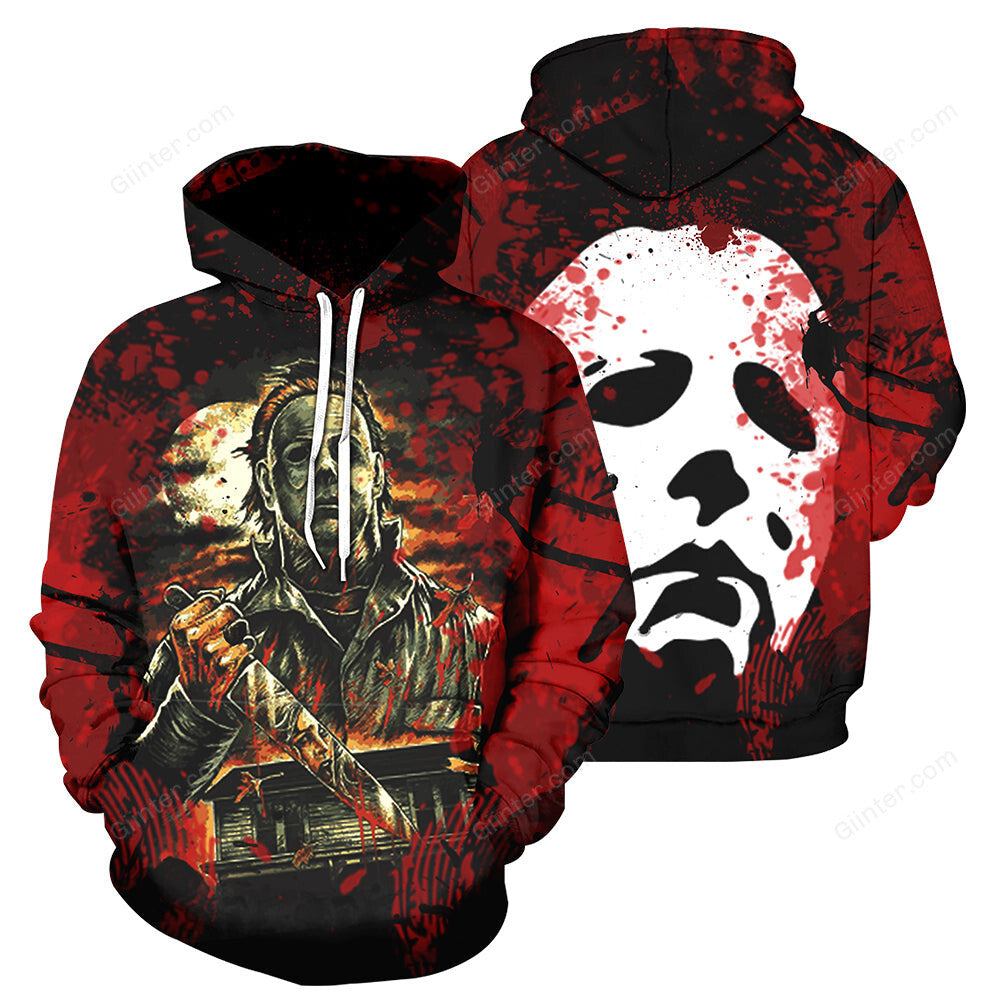 3D All Over Printed Michael Myers Halloween Clothes 09