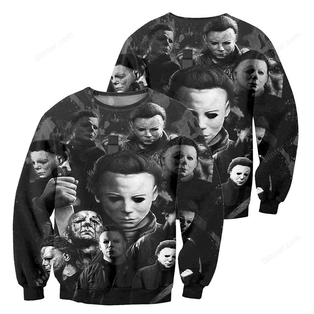 3D All Over Printed Michael Myers Halloween Clothes 10