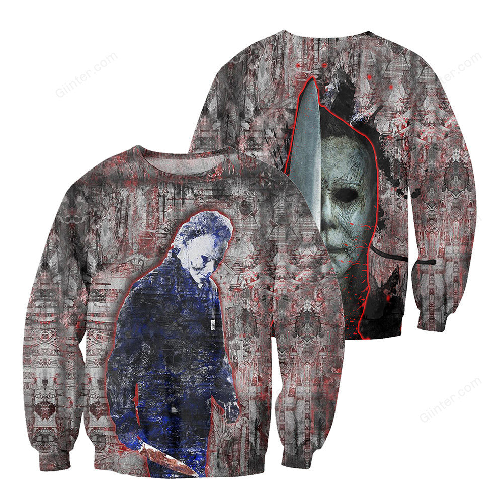 3D All Over Printed Michael Myers Halloween Clothes 12