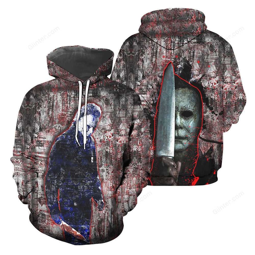 3D All Over Printed Michael Myers Halloween Clothes 12
