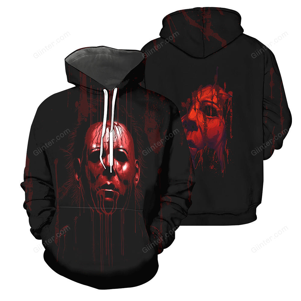 3D All Over Printed Michael Myers Halloween Clothes 15