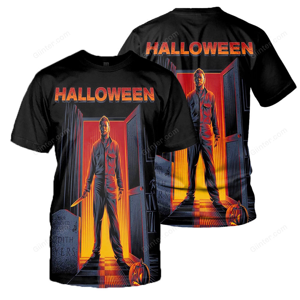 3D All Over Printed Michael Myers Halloween Clothes 47