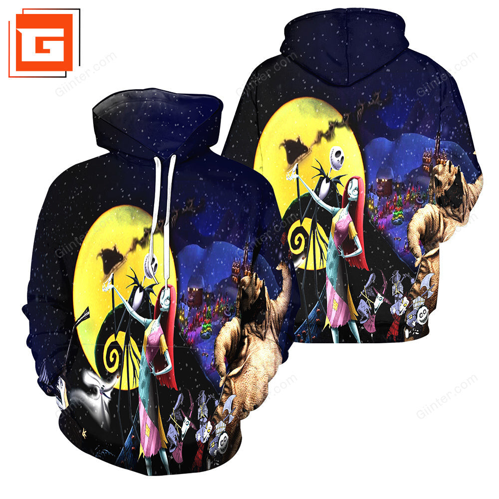 3D All Over Printed Nightmare Before Christmas Clothes 01