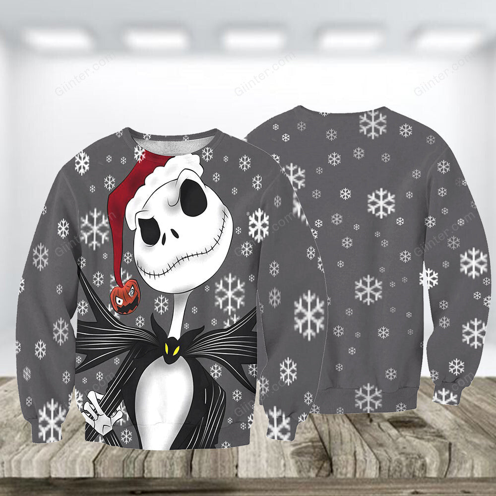 3D ALL OVER PRINTED NIGHTMARE BEFORE CHRISTMAS SWEATSHIRT 05