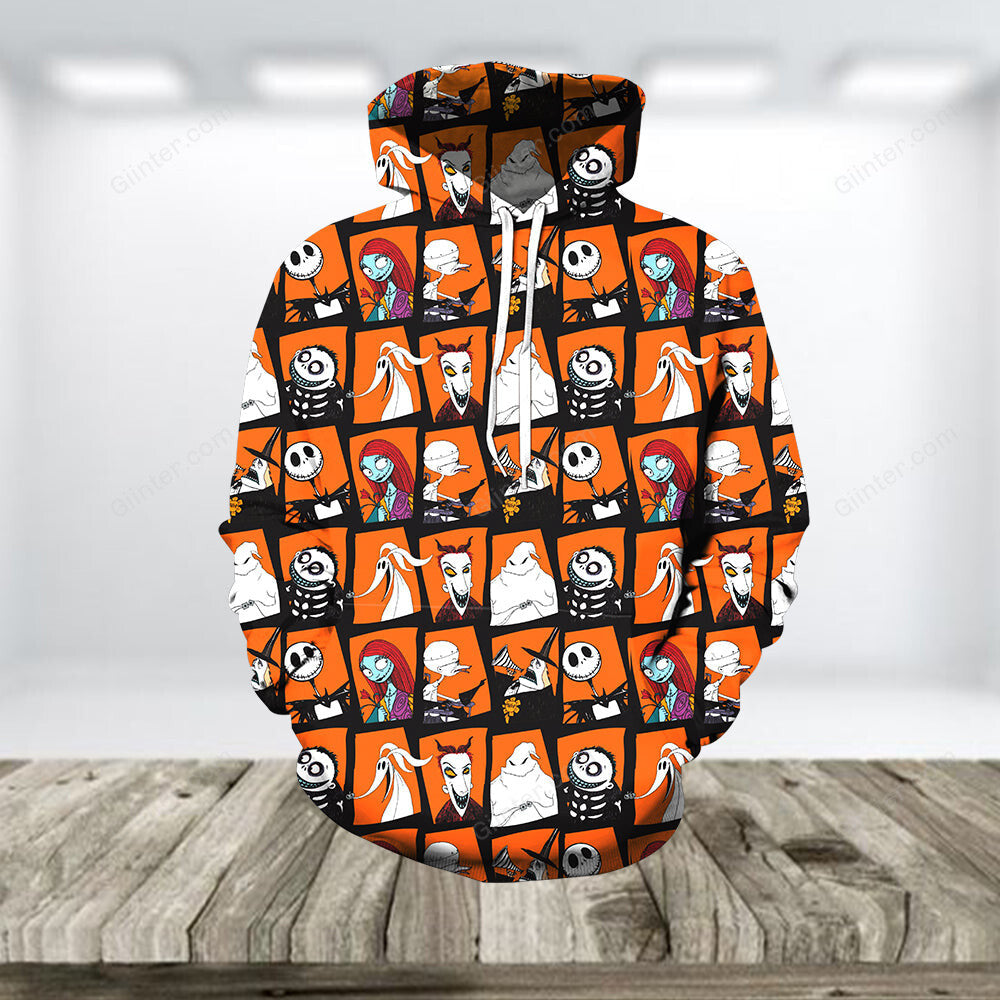 3D ALL OVER PRINTED NIGHTMARE BEFORE CHRISTMAS SWEATSHIRT 06